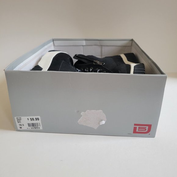 Day Five Daemon Black and White Boot Sneakers Men's Sizes - Picture 7 of 8